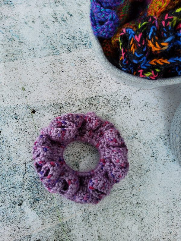 purple scrunchie - Image 3