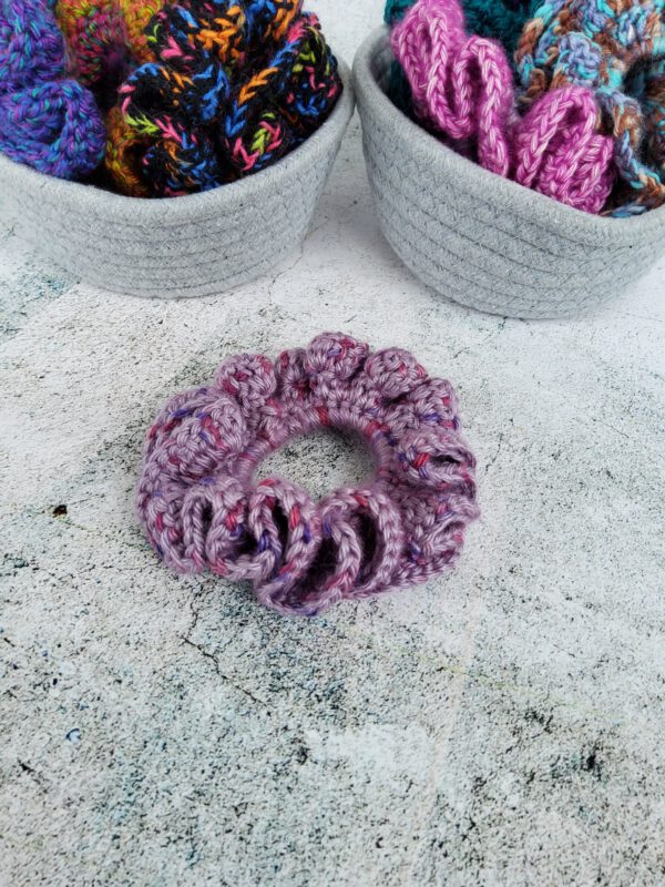 purple scrunchie - Image 2