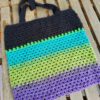 Tote bag - neon and black - Image 4