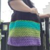 Tote bag - neon and black