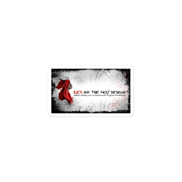 Red and the Wolf Design banner stickers - Image 2