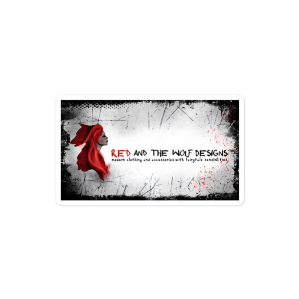 Red and the Wolf Design banner stickers - Image 3