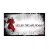 Red and the Wolf Design banner stickers