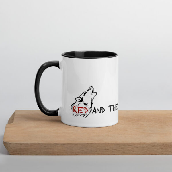 Red and the Wolf Designs Logo Mug - Image 3