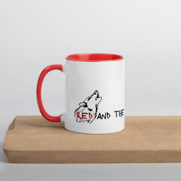 Red and the Wolf Designs Logo Mug - Image 8