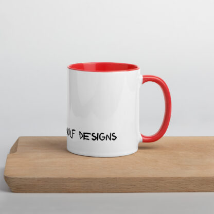 Red and the Wolf Designs Logo Mug - Image 9