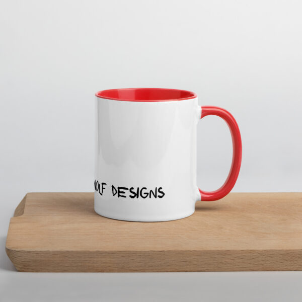 Red and the Wolf Designs Logo Mug - Image 9