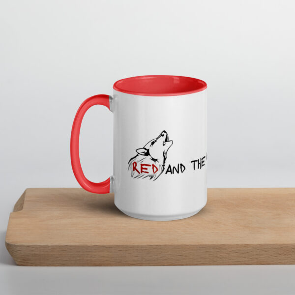 Red and the Wolf Designs Logo Mug - Image 11