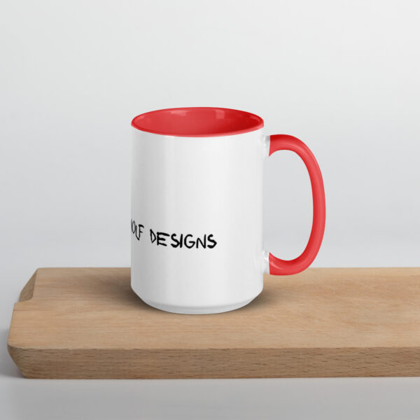 Red and the Wolf Designs Logo Mug - Image 12