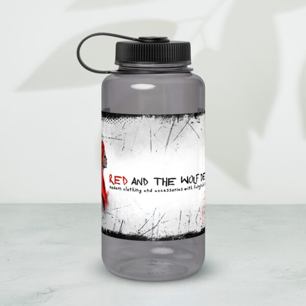 Red and the Wolf Designs banner water bottle - Image 6