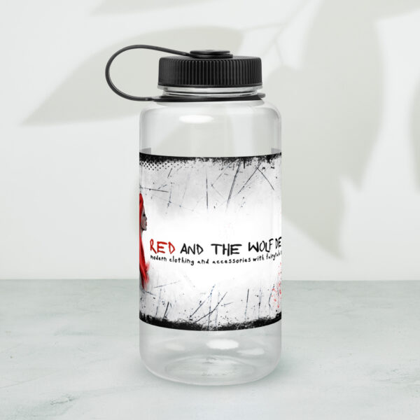 Red and the Wolf Designs banner water bottle - Image 10