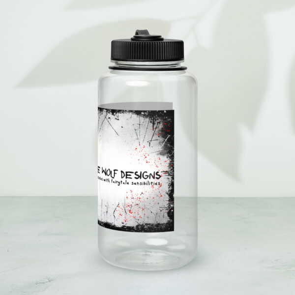 Red and the Wolf Designs banner water bottle - Image 11