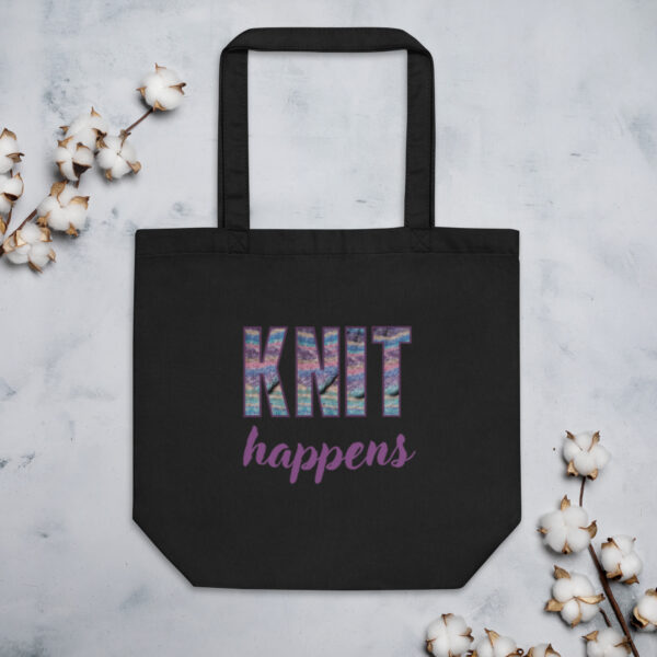 Knit happens - Eco Tote Bag - Image 3