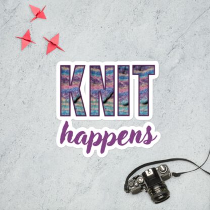 Knit happens- Bubble-free stickers - Image 2