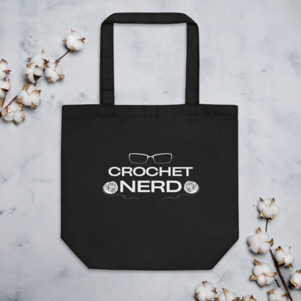 Crochet Nerd - Eco Tote Bag - Image 5