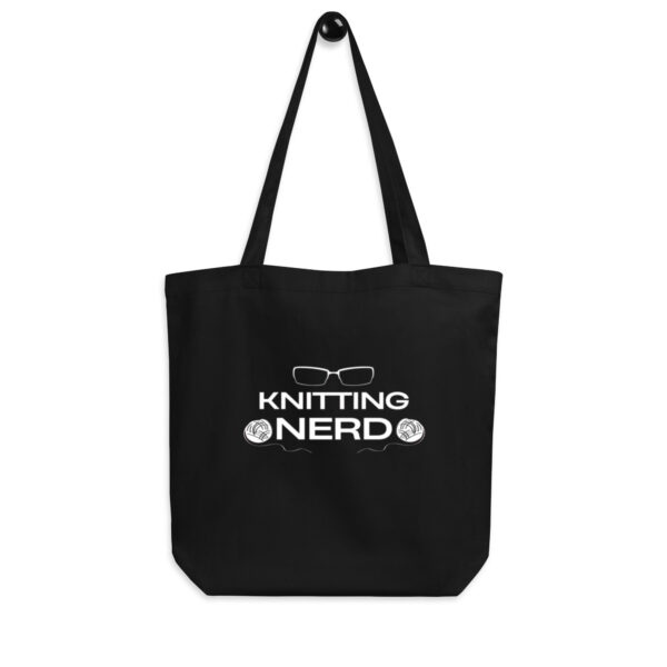 Knitting Nerd - Eco Tote Bag - Image 2