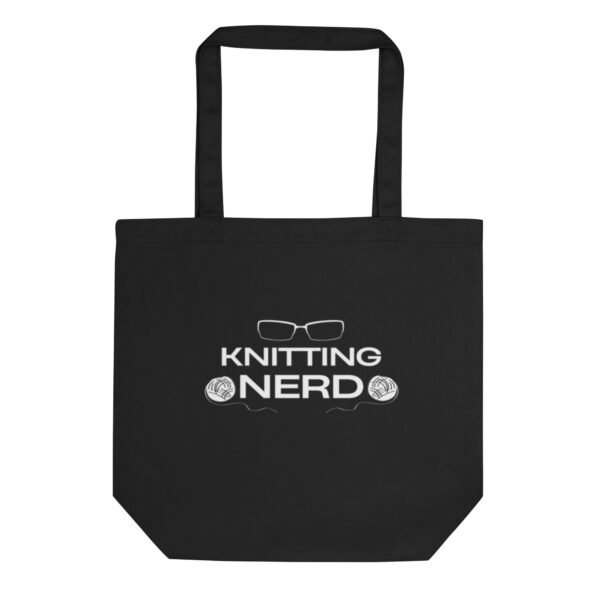 Knitting Nerd - Eco Tote Bag - Image 4