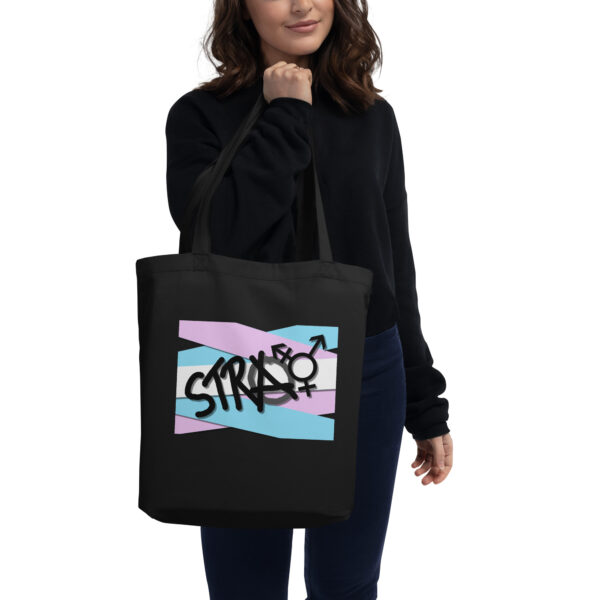 Stray - deconstructed trans flag Eco Tote Bag