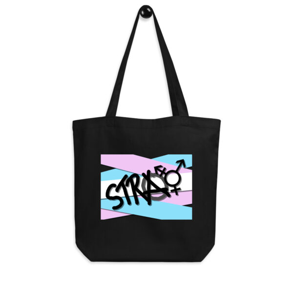 Stray - deconstructed trans flag Eco Tote Bag - Image 2