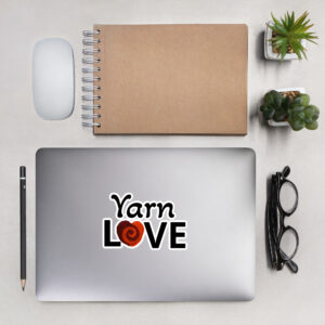 Yarn Love - Bubble-free stickers