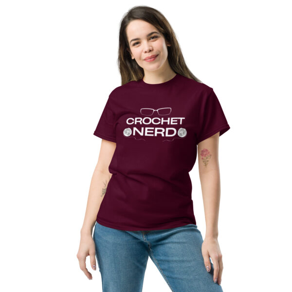 Crochet Nerd - Unisex classic tee - Image 2