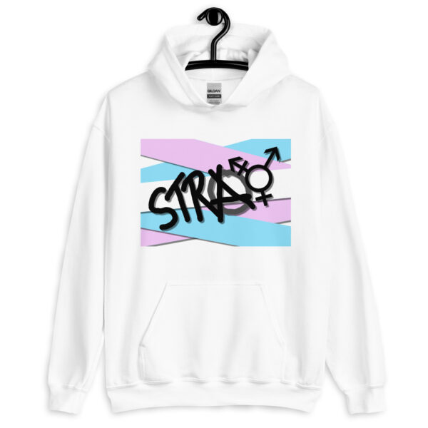 Stray - deconstructed trans flag Unisex Hoodie - Image 5