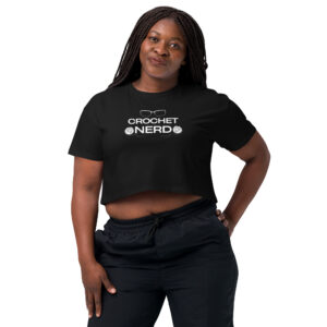 Crochet Nerd - Women’s crop top