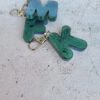 Personalised speckled alphabet key chain - made to order - Image 5