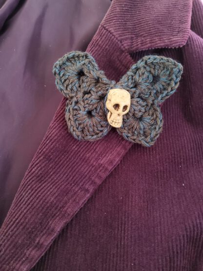 Skull Butterfly brooch - Image 6