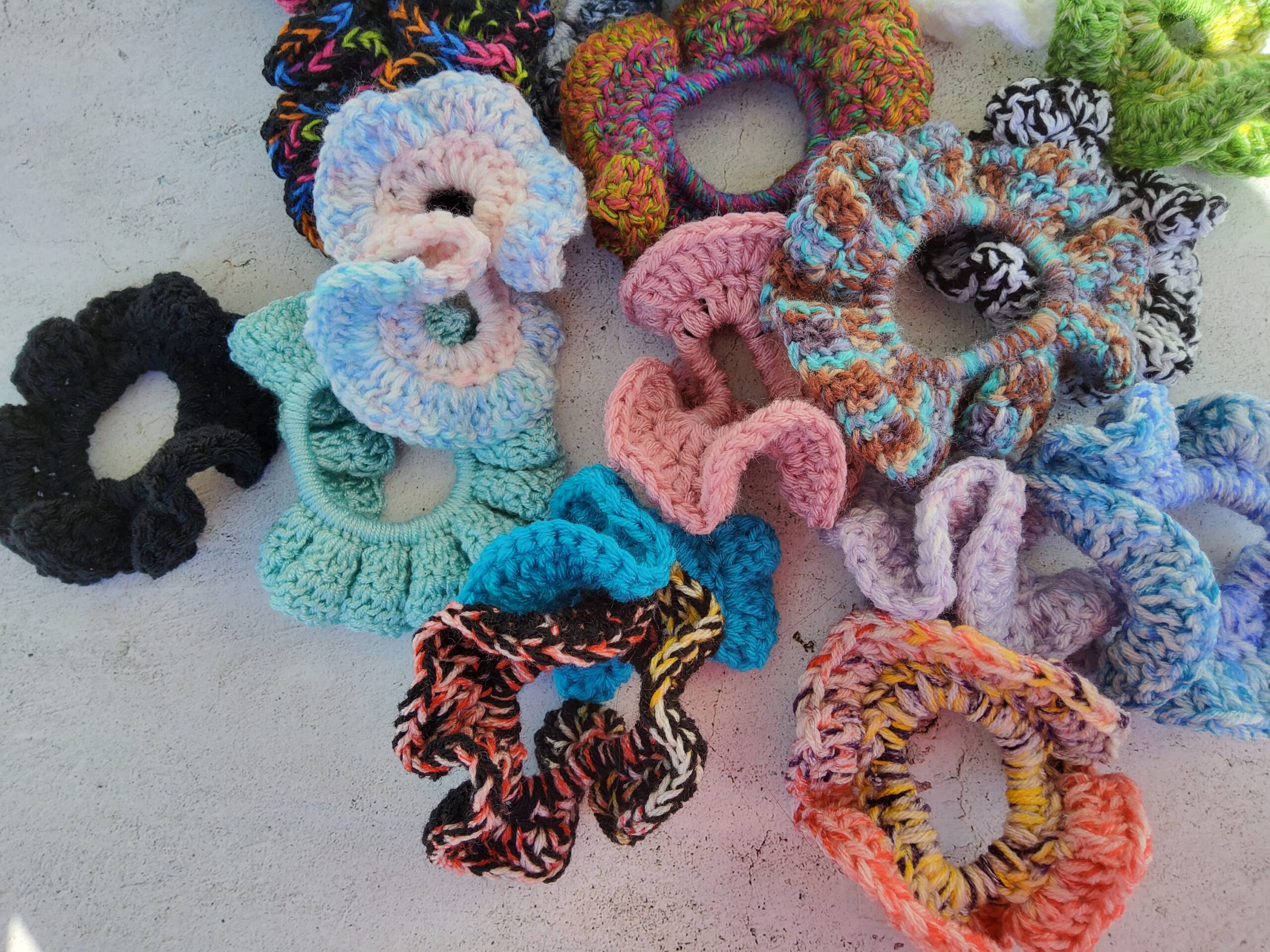 Scrunchie, many colour options