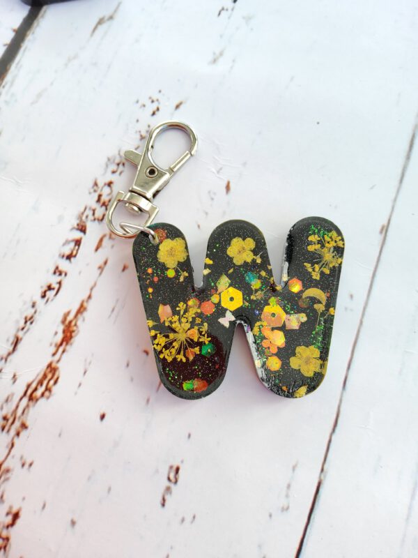 Colourful personalised letter keychains - custom options available - Image 5