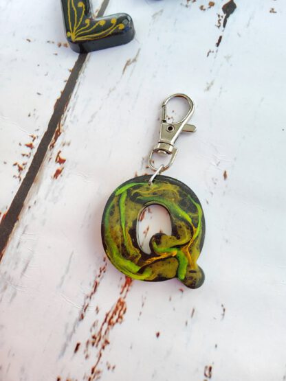 Colourful personalised letter keychains - custom options available - Image 2