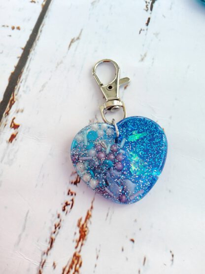 Mermaid heart keychain - Image 2