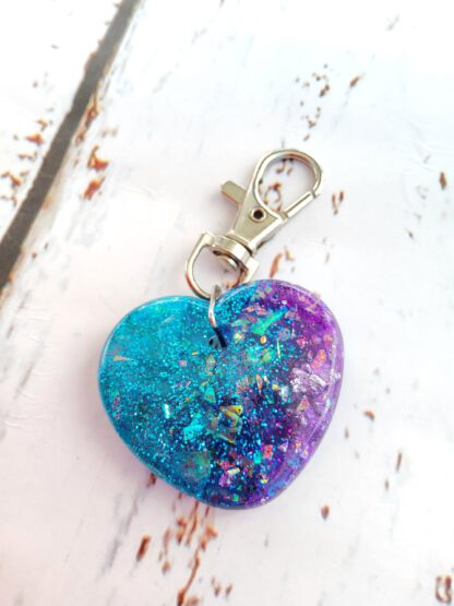 Mermaid heart keychain - Image 4