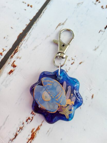 Sea Shell resin keychain