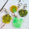 Bright resin keychain