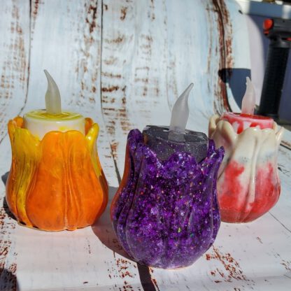 Tulip tea candle holder - Image 2