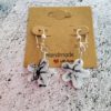Flower dangle earrings - Image 4
