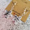 Flower dangle earrings - Image 3