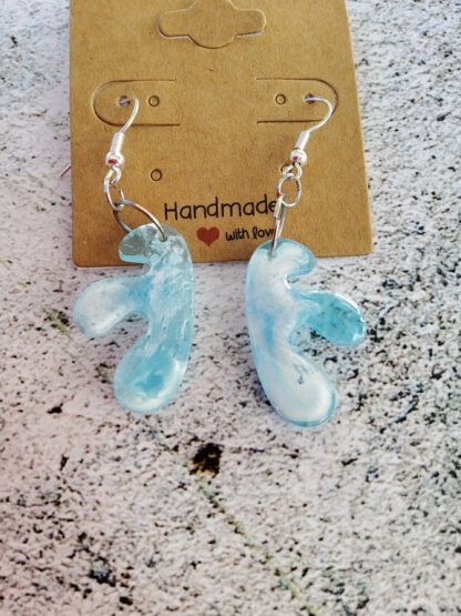 Shades of Blue dangle earrings - Image 2