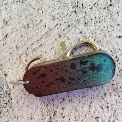 Personalised speckled alphabet key chain - made to order - Image 7