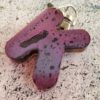Personalised speckled alphabet key chain - made to order - Image 8