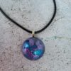 Cabochon resin pendant necklace - Image 6