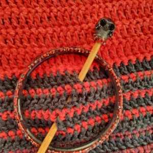 Skull shawl pin