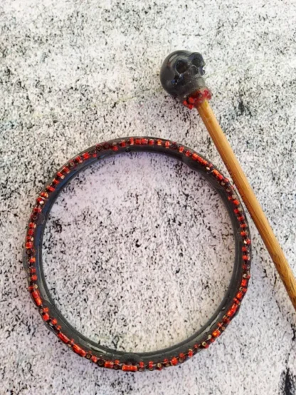 Skull shawl pin - Image 2