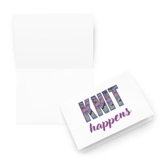 Knit Happens Greeting card