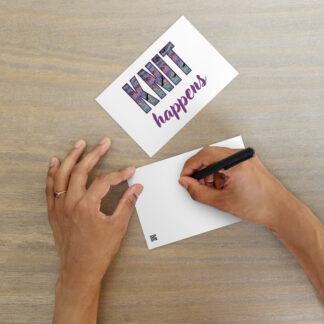 Knit Happens Postcard