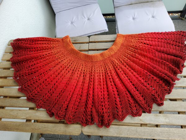Custom crochet Dark Princess skirt - Image 3