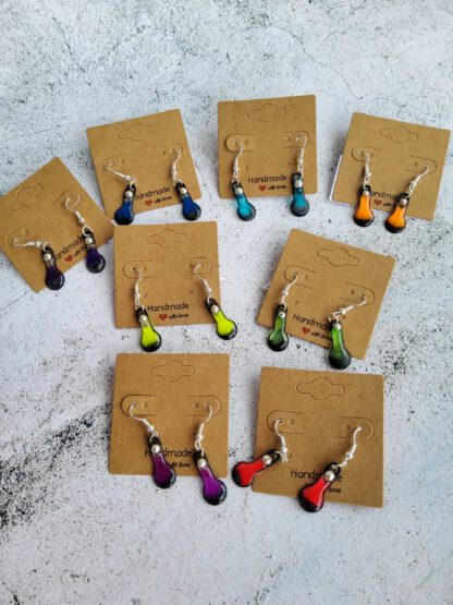 Potion bottle earrings