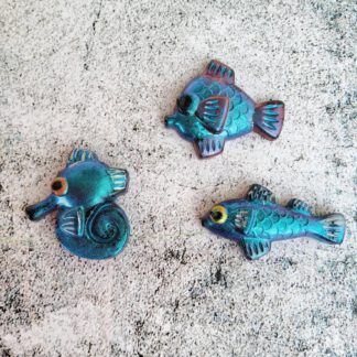 Fish and seahorse Fridge magnets